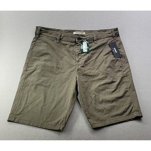 NEW Mavi Jeans Mike Twill Short Men's 42 Olive Chino Stretch Golf Pockets 11"
